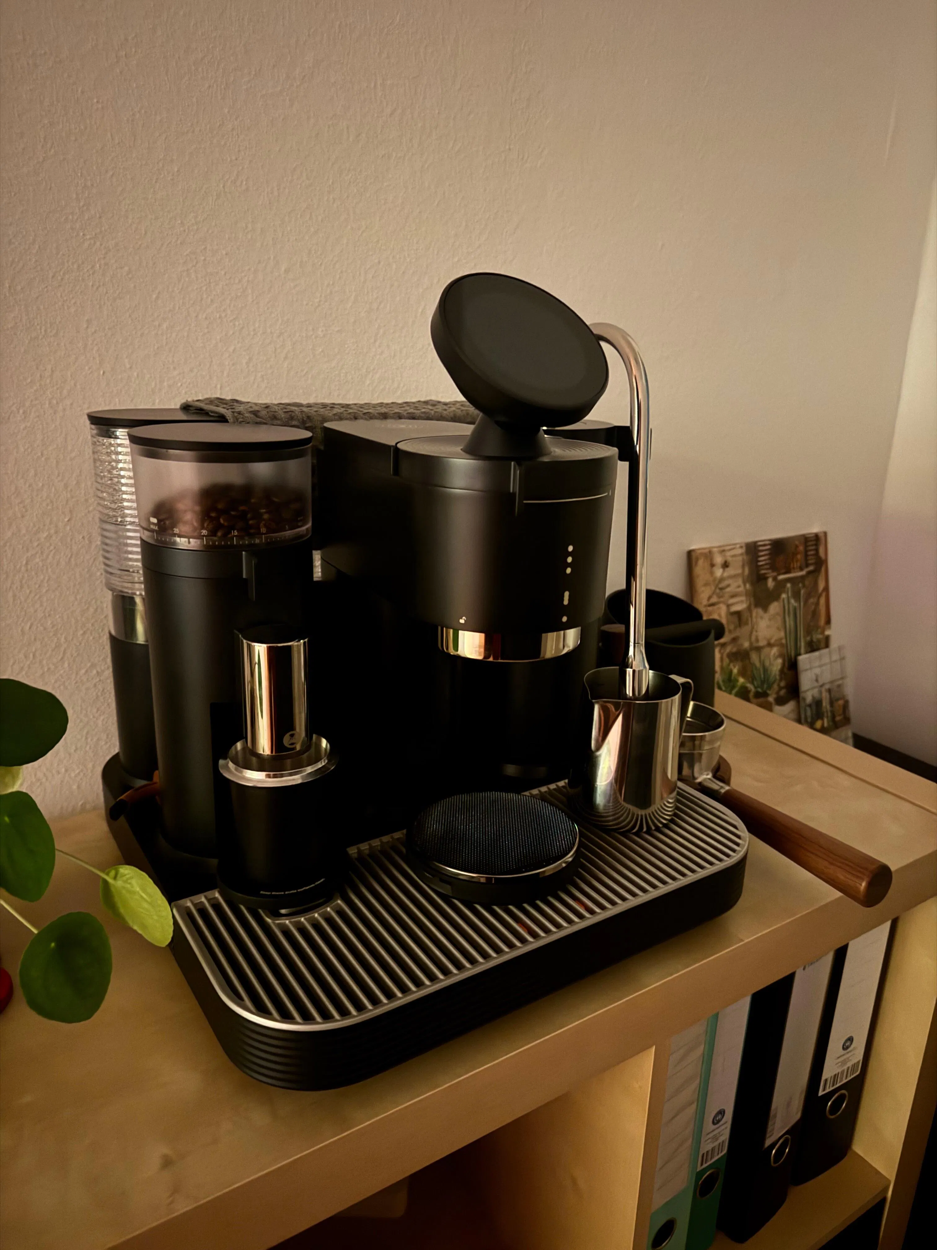 semi automatic espresso machine with grinder