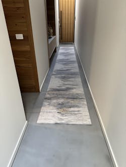 Twilight Bliss Pastel Grey Washable Rug