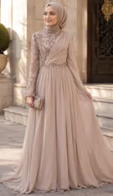 Halil Modest Evening Dress