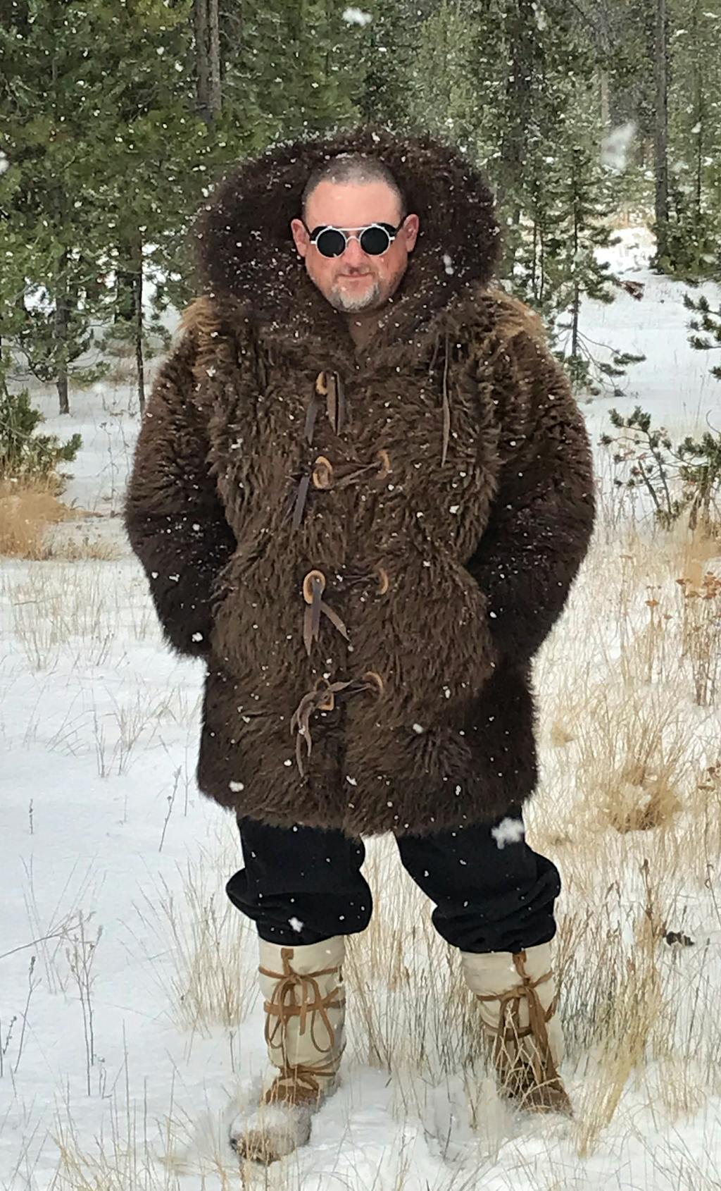 Buffalo Fur Jacket Coats & Jackets Merlin's Hide Out