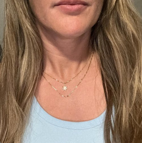 REEMA DAINTY PAPERCLIP NECKLACE