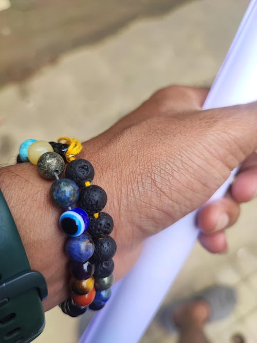 Super 9 Chakra Natural Stone Bracelet