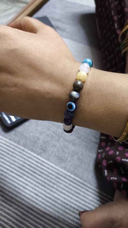 Super 11 Chakra Evil Eye Natural Stone Bracelet