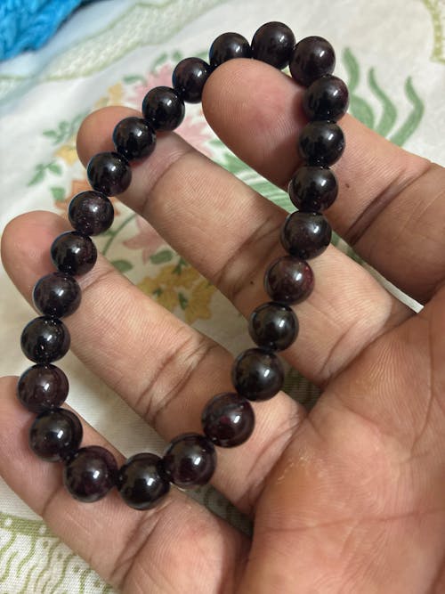 Energizing Garnet Natural Stone Bracelet