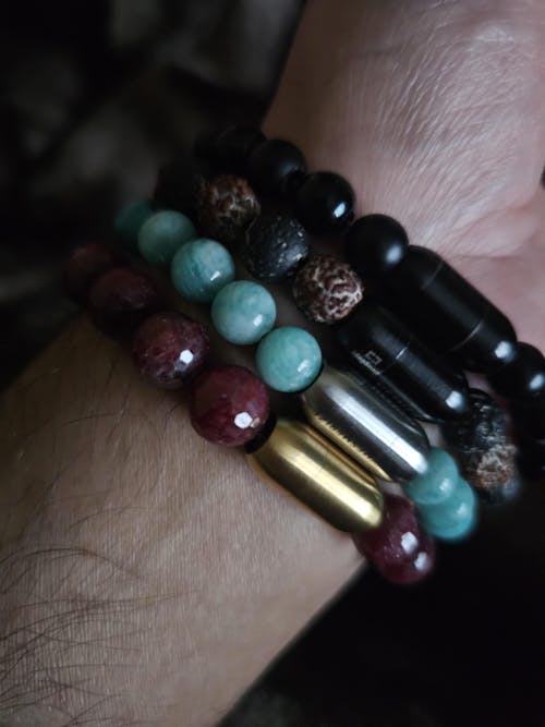 Fiery Ruby Natural Stone Bracelet with Magsnap2