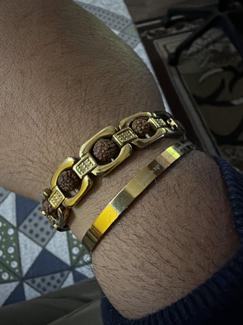 Mahamrityunjaya Mantra Gloss Cuff Adjustable Bracelet