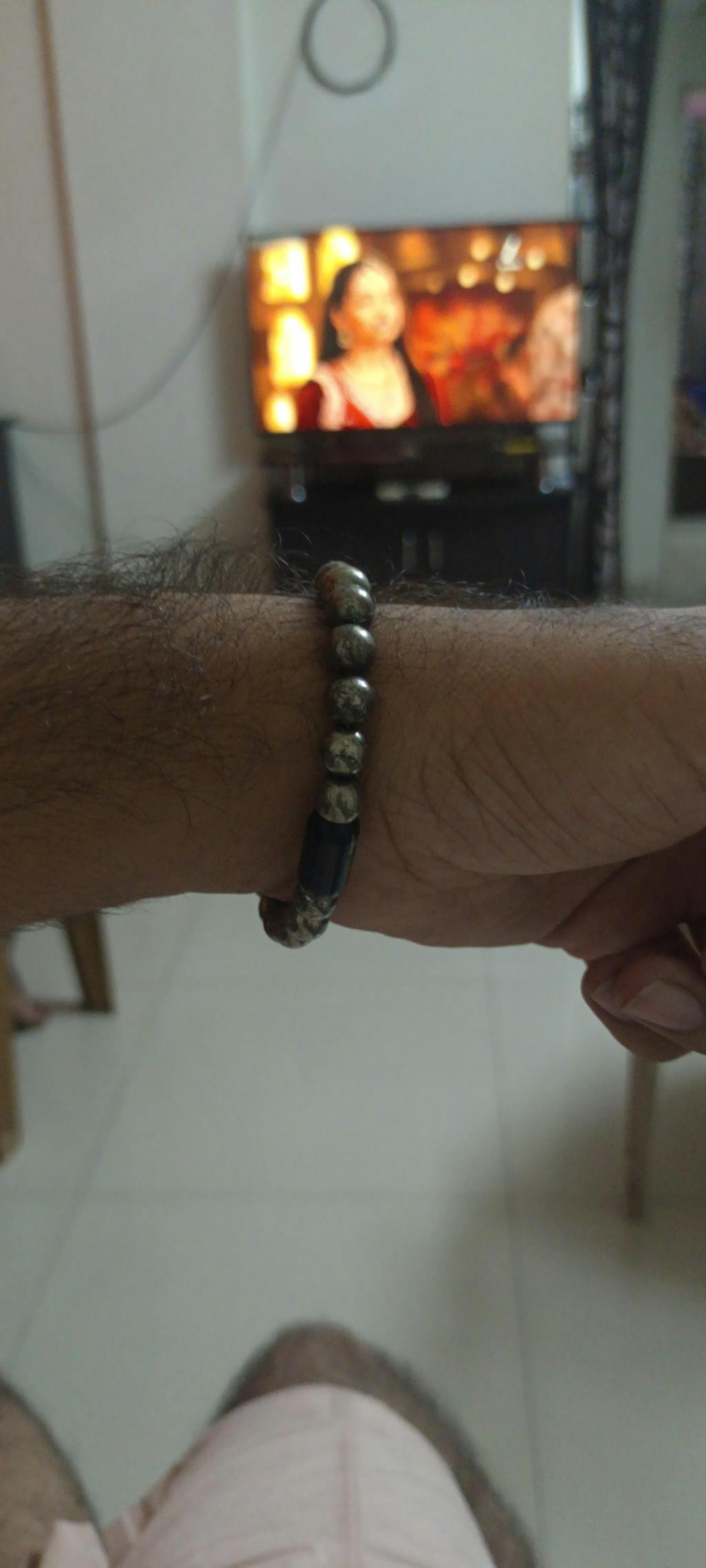 Money Magnet Pyrite Natural Stone Bracelet