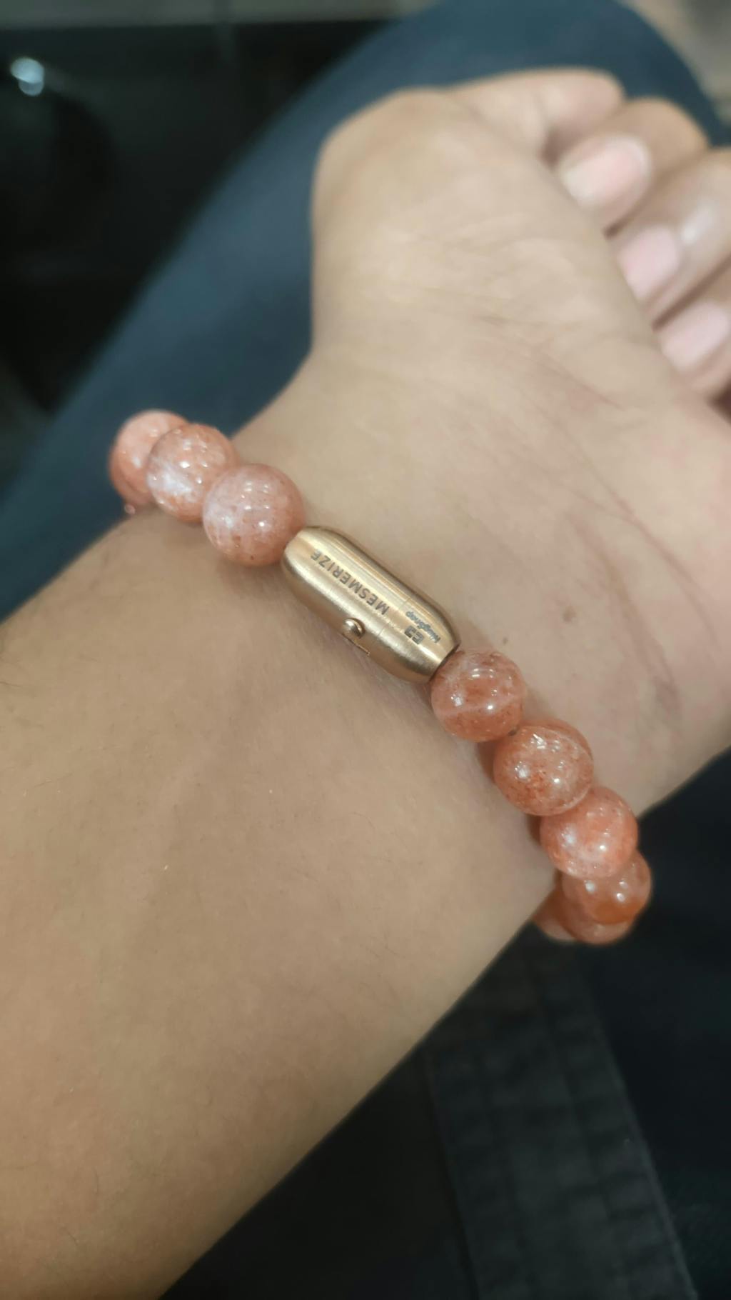 Positivity Sunstone Natural Stone Bracelet with Magsnap 3