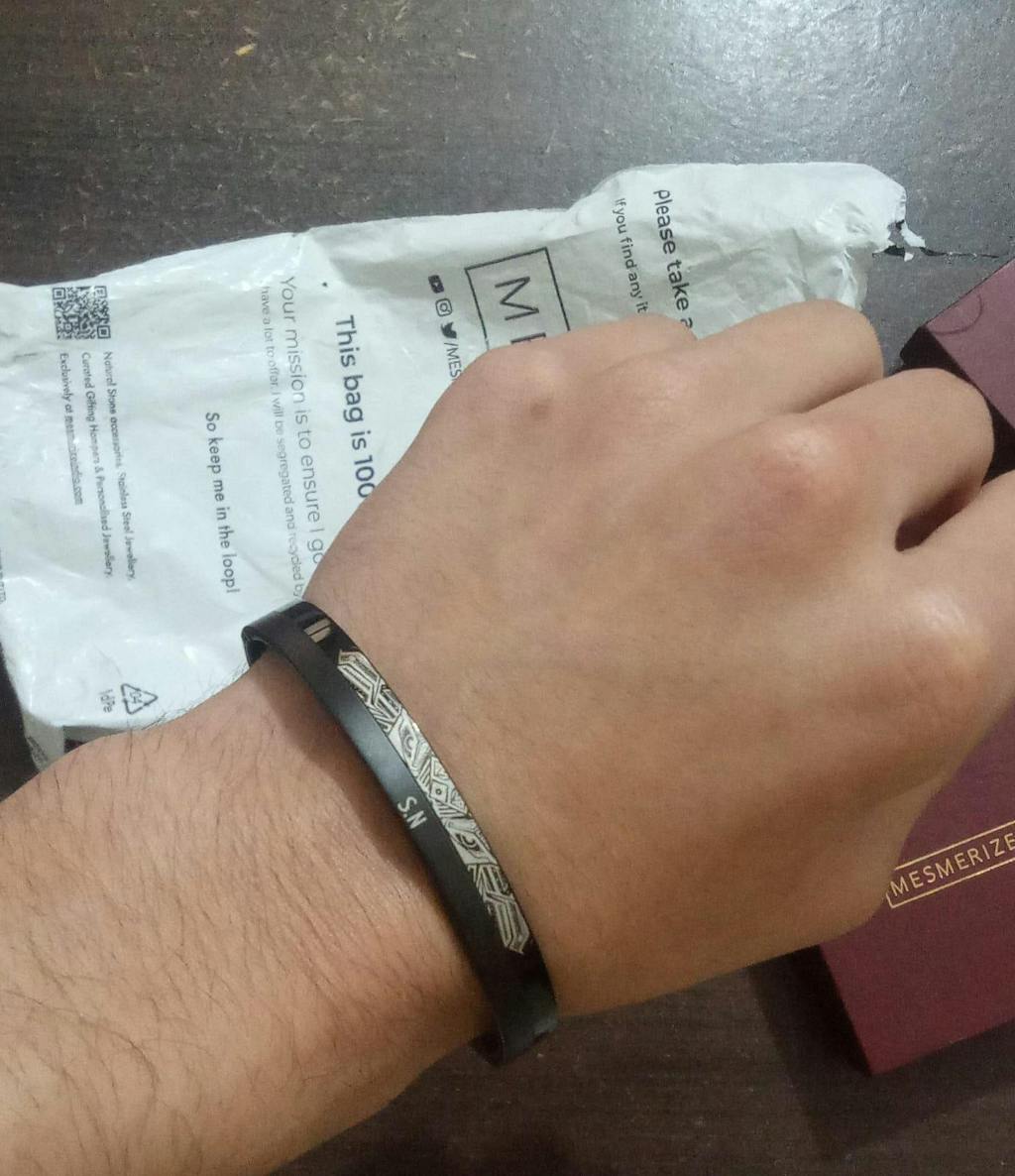 Tribal Dragon Oval Kada Bracelet