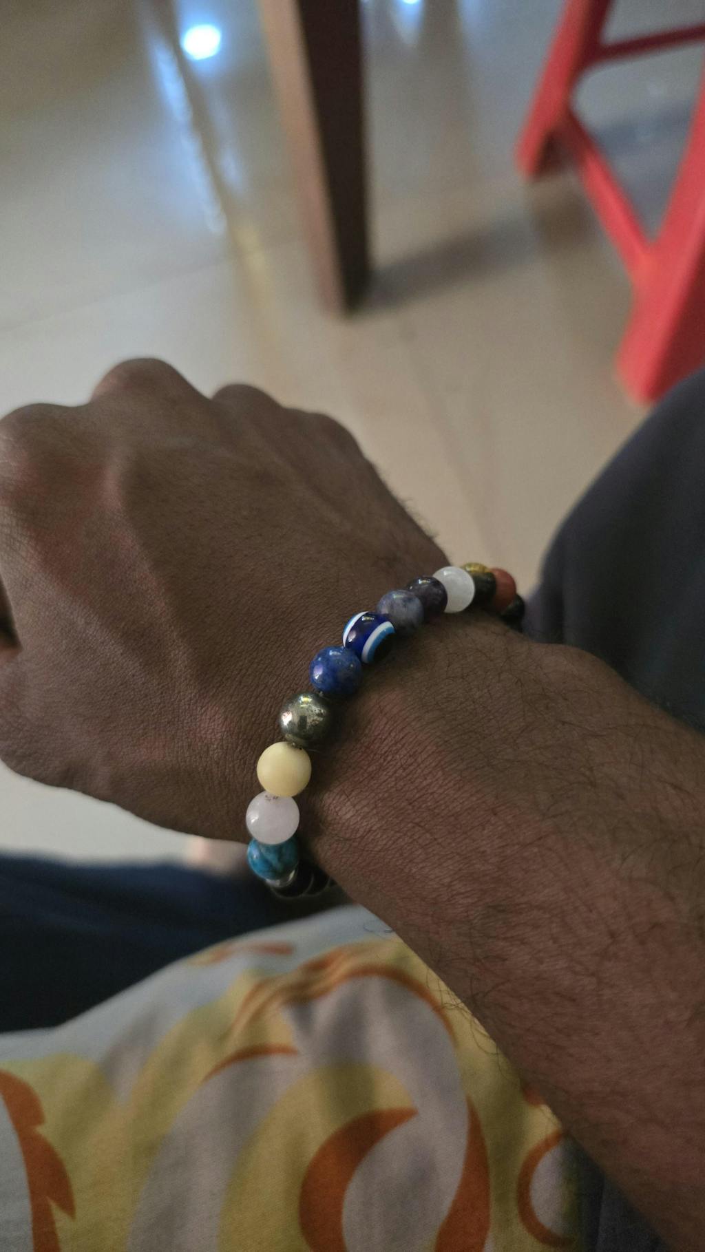 Super 11 Chakra Evil Eye Natural Stone Bracelet