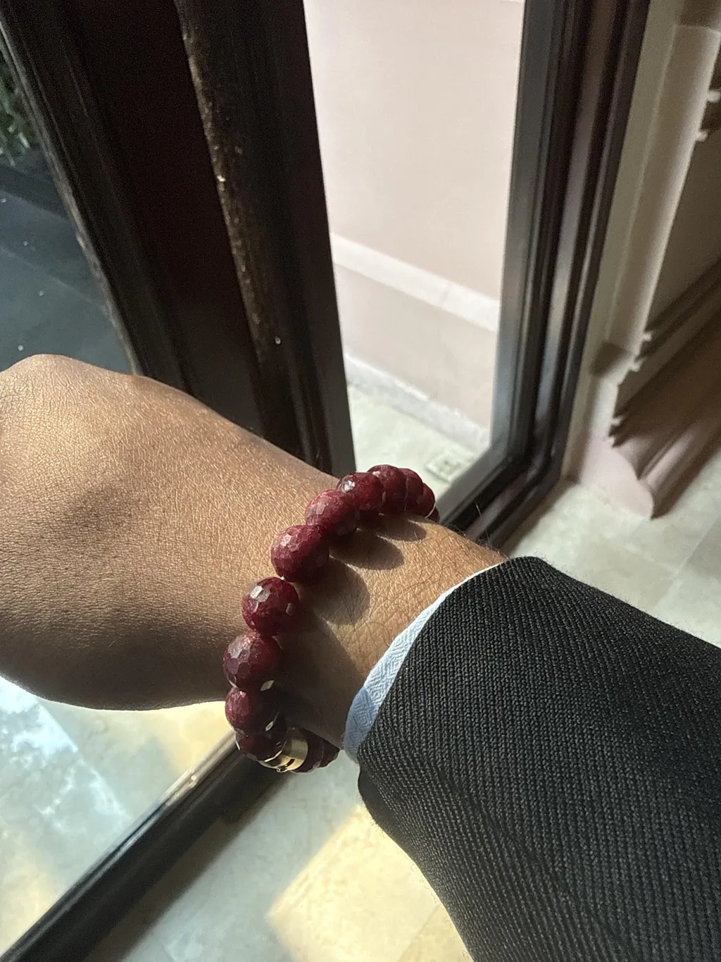 Fiery Ruby Natural Stone Bracelet with Magsnap 3