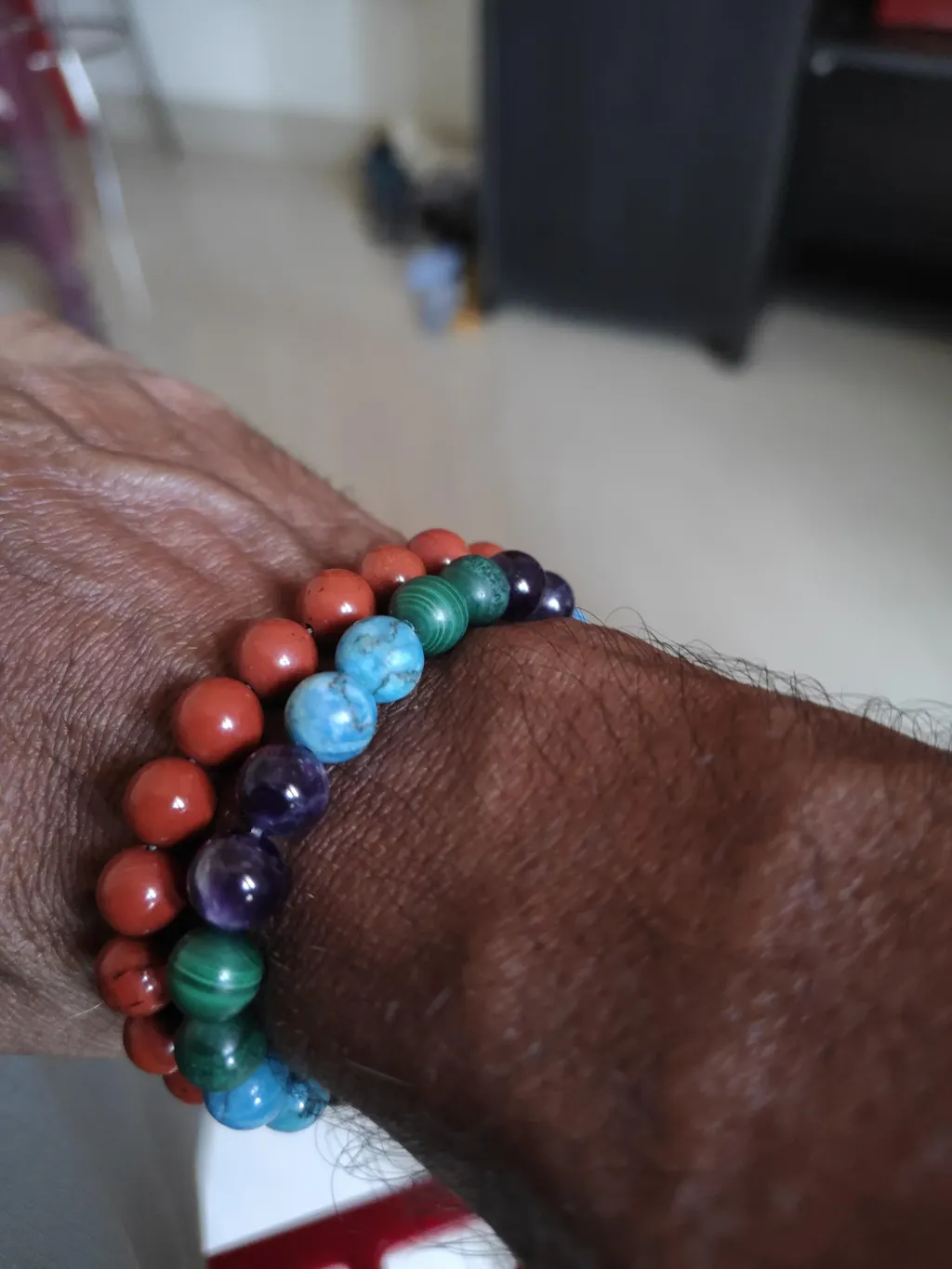 Mystic Malachite Natural Stone Bracelet