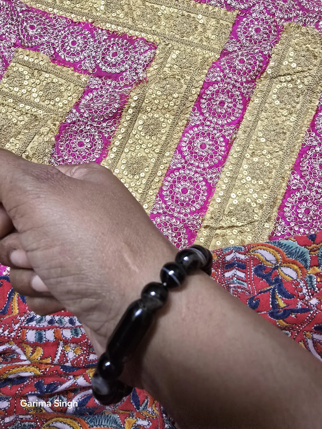 Resonant Sulemani Hakik Natural Stone Bracelet with MagSnap2