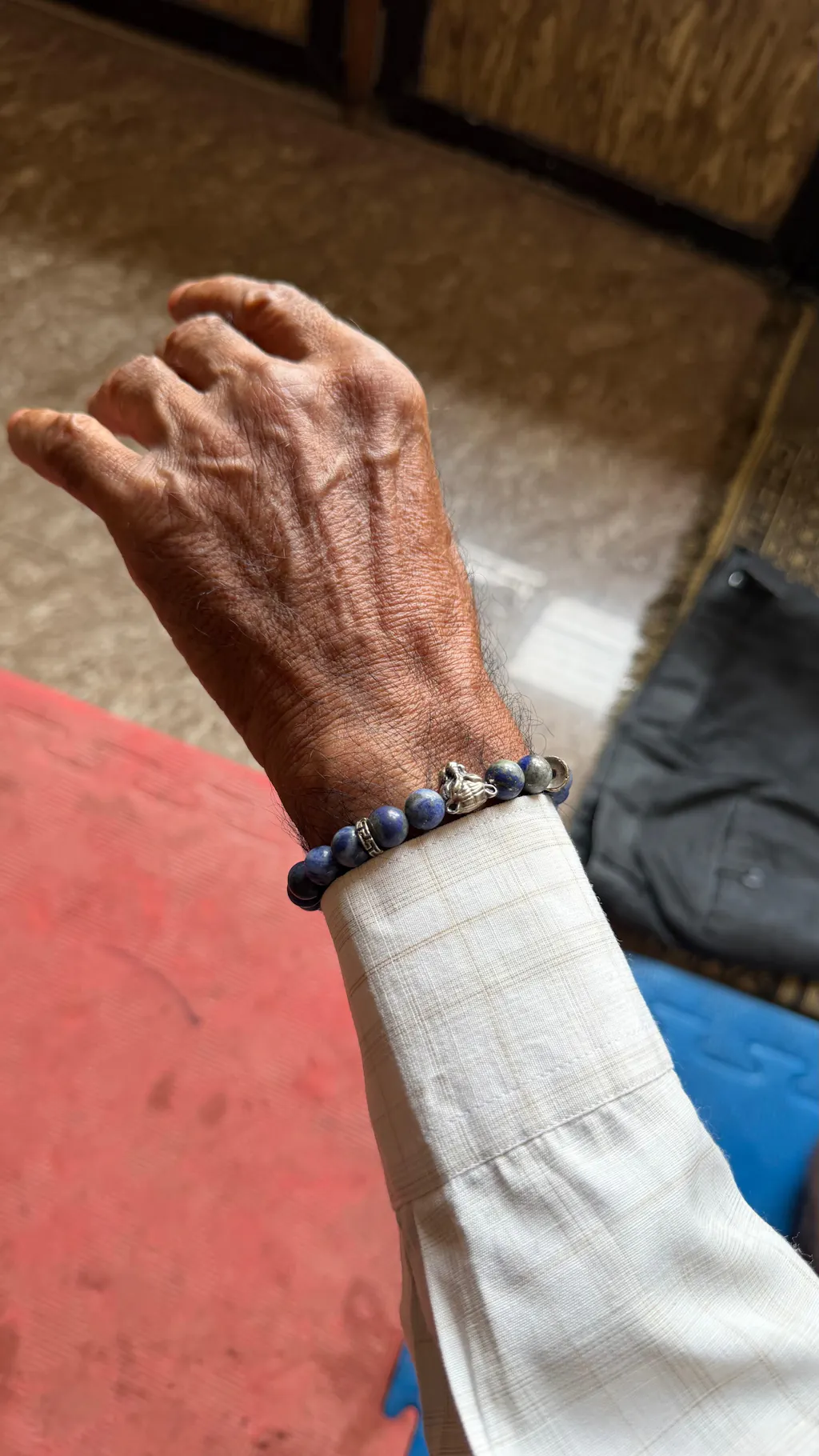 Wisdom Lapis Lazuli Natural Stone Panther Bracelet With Magsnap 2