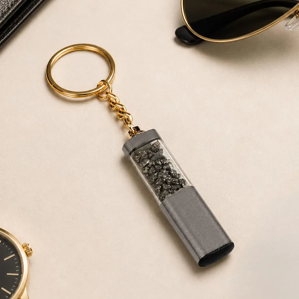 Money Magnet Pyrite Keychain