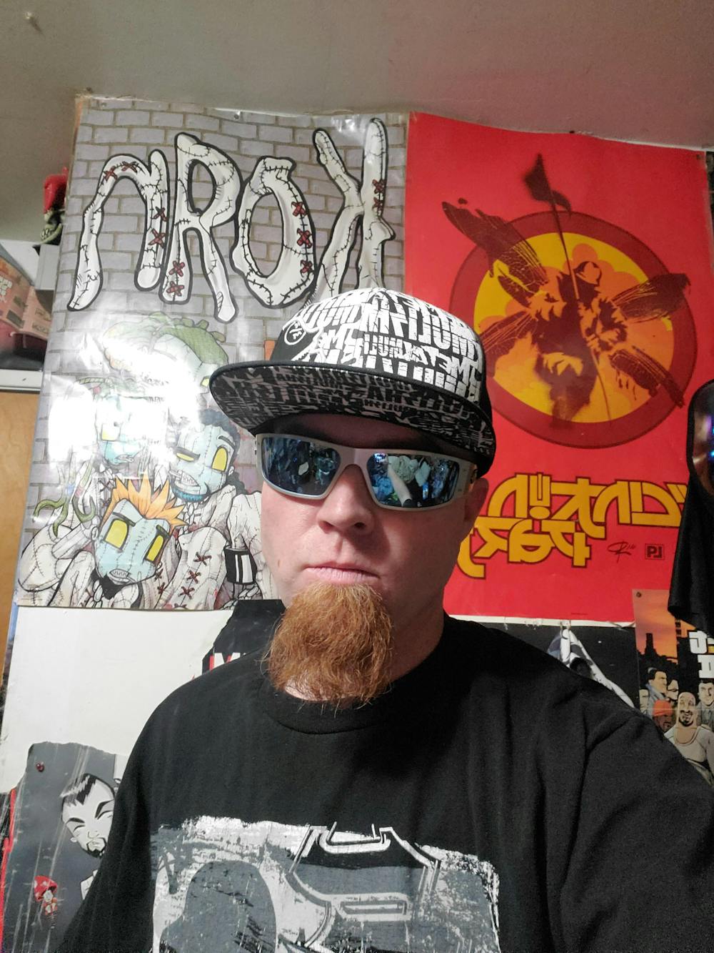 BLACK METAL FLEX HAT