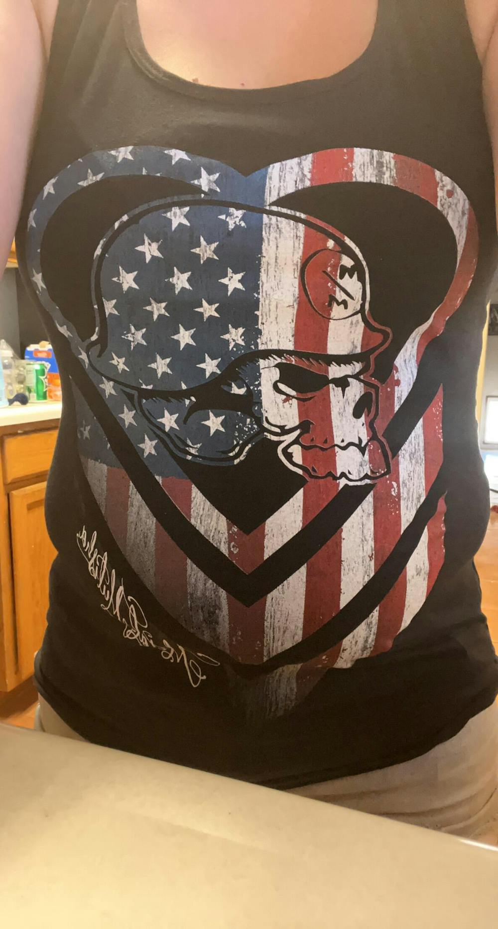 CHEVY FLAG RACERBACK TANK