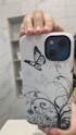 Black and White Butterflies Tough iPhone Case