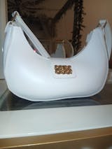 Salena White Hand Bag