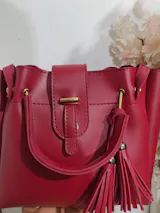 QUEEN MAROON 3PCS BAGSET