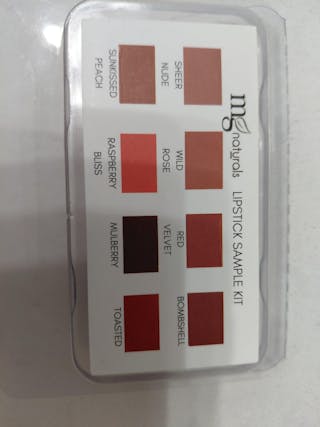 Organic Lipstick Taster Sample Kit| Titanium Dioxide + Mica Free Lipstick