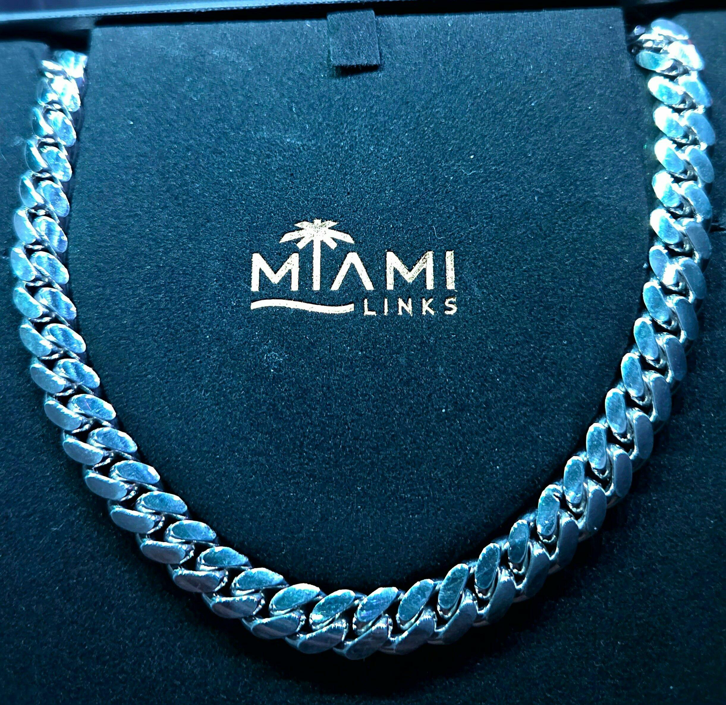 Silver Miami Cuban Chain 10mm Heavy – ML