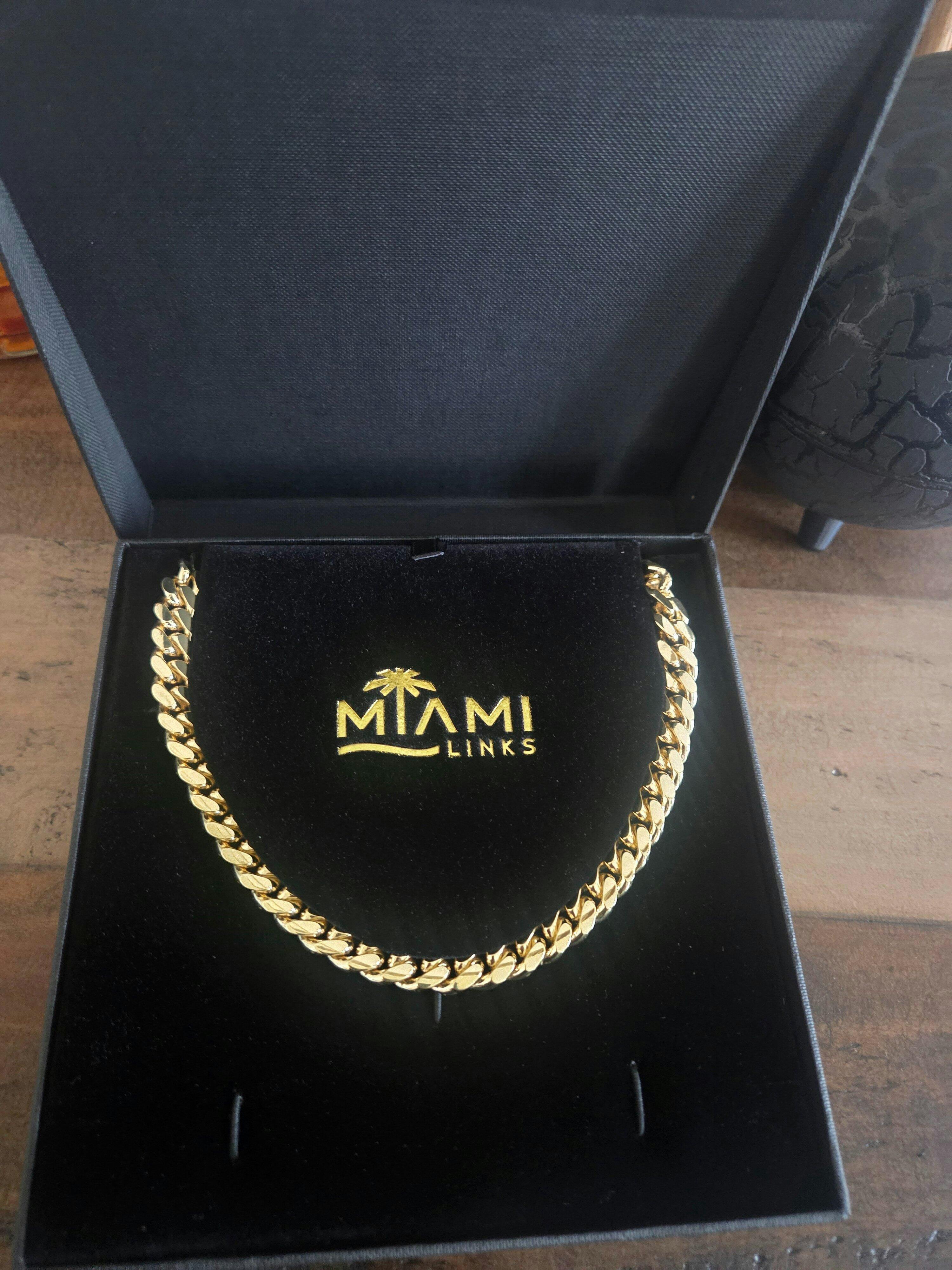 Gold Miami Cuban Chain 10mm Heavy – Miami Links