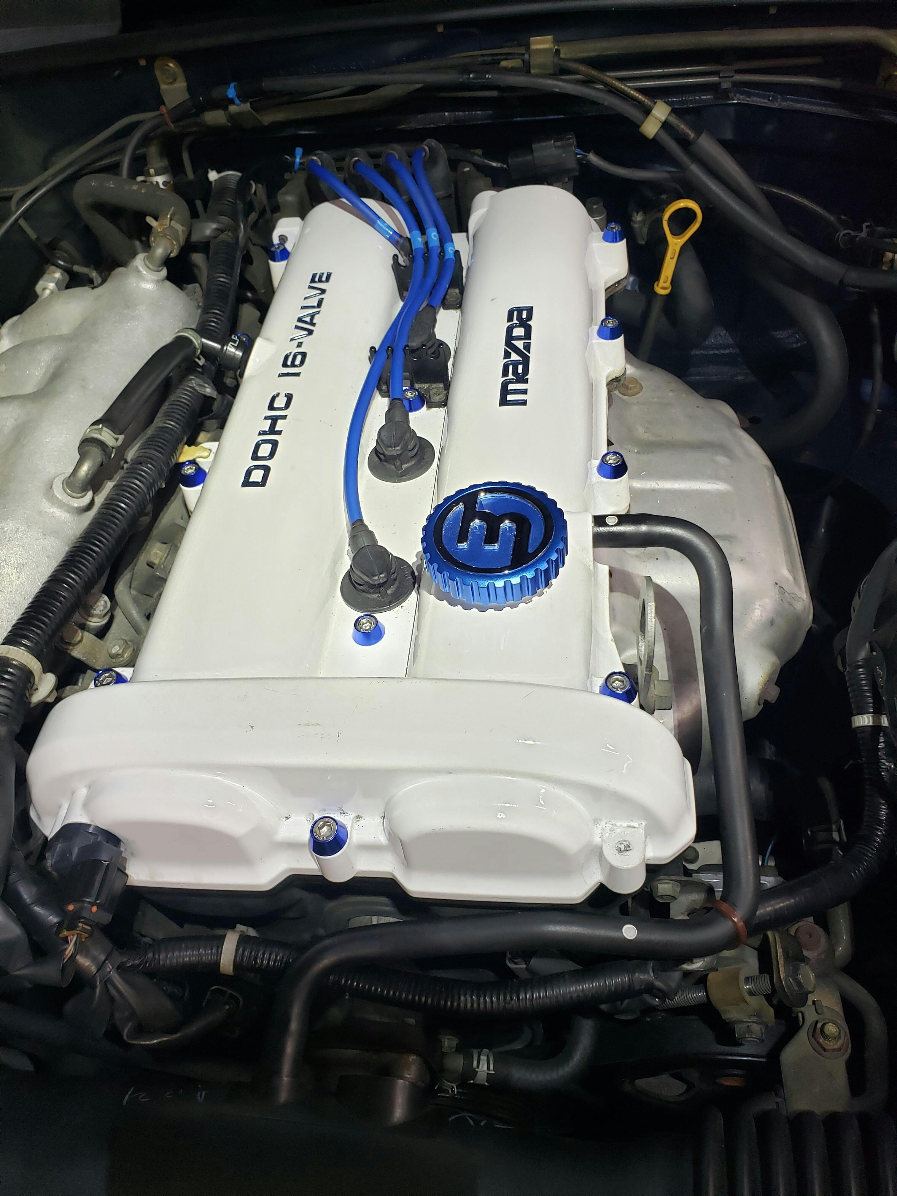 Miata Valve Cover Bolt Set Anodized Colors Stainless Steel 19902005