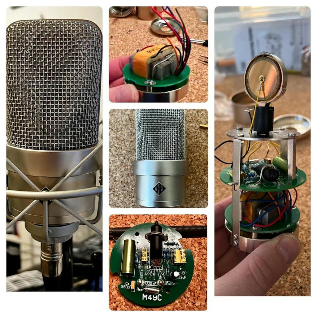 M9 DIY Microphone Kit Vintage M49 Inspiration Mic & Mod