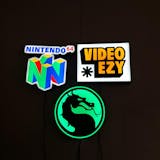 Mortal Kombat - Various Colours - LED Light Up Sign / Night Light - USB Powered
