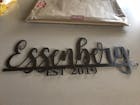 Family Name & Established Date Metal Wall Art