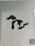 Great Lakes Silhouette Metal Wall Art