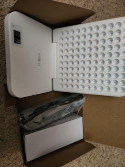 Red Light Therapy Lamp with 660nm Red and 850nm Infrared LEDs: Renew Skin, Ease Muscle and Joint Pain, and Reduce Wrinkles