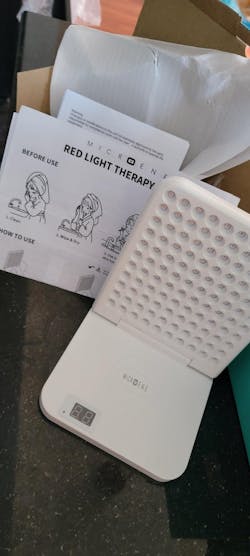 Red Light Therapy Lamp with 660nm Red and 850nm Infrared LEDs: Renew Skin, Ease Muscle and Joint Pain, and Reduce Wrinkles