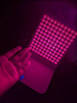 Red Light Therapy Lamp with 660nm Red and 850nm Infrared LEDs: Renew Skin, Ease Muscle and Joint Pain, and Reduce Wrinkles