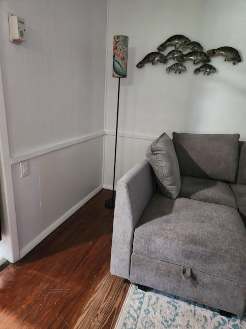 Mermaid Designed Mid Century Modern Kitschy Floor Lamp Modern Standing Lamp