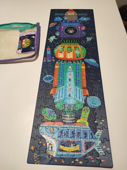 Level Up! Puzzles with Storage Bag - Level 6: World Imagination 154P-176P