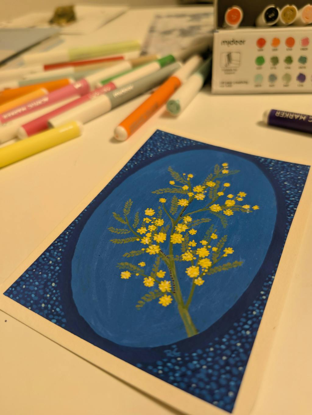 Straight Liquid Acrylic Markers  36 Colors