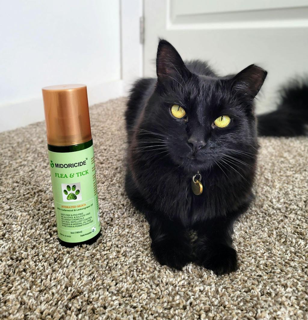 Hydrated silica Natural Flea & Tick Spray for Dogs and cats MIDORICIDE