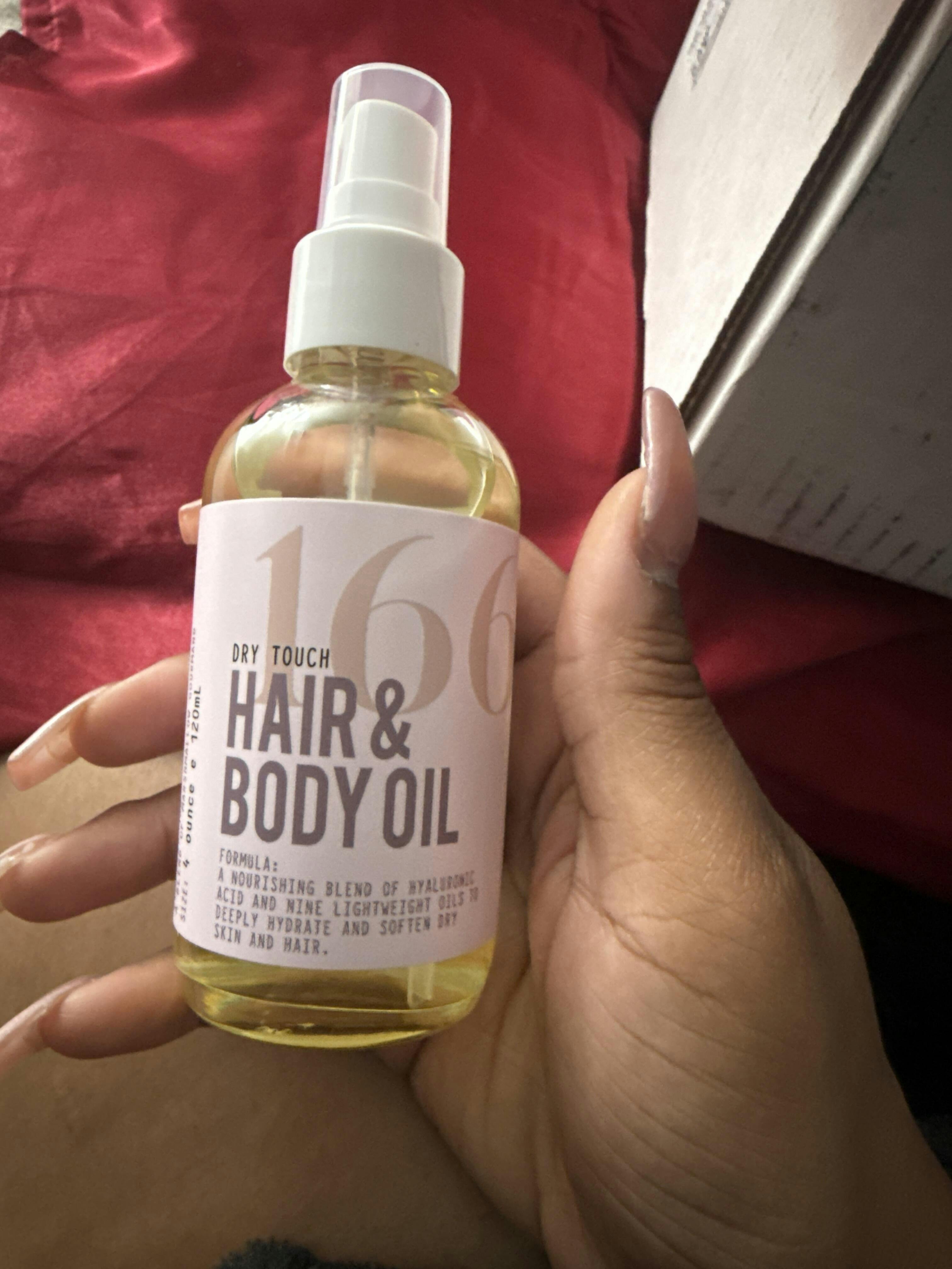 No 166 MARSHMALLOW GOURMAND Dry-Touch Hair & Body Oil – MIIM.MIIC