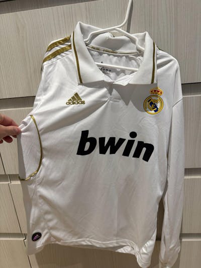 Jersey 2011/12 Real Madrid Local Manga larga Niño Retro