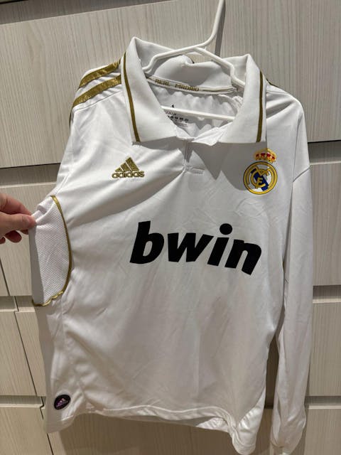 Jersey 2011/12 Real Madrid Local Manga larga Niño Retro