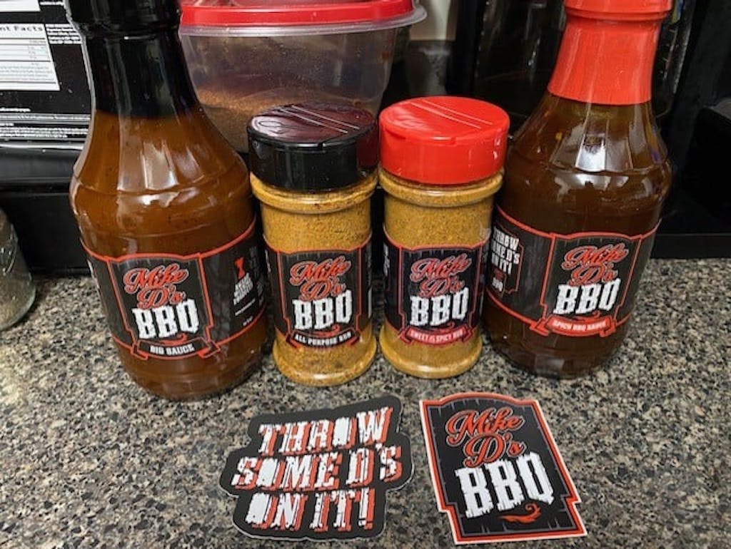 Mixed Sauce and Rub Set Mike D's BBQ