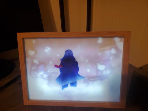 Custom LED Painting Lamp  Design  - A4 Size