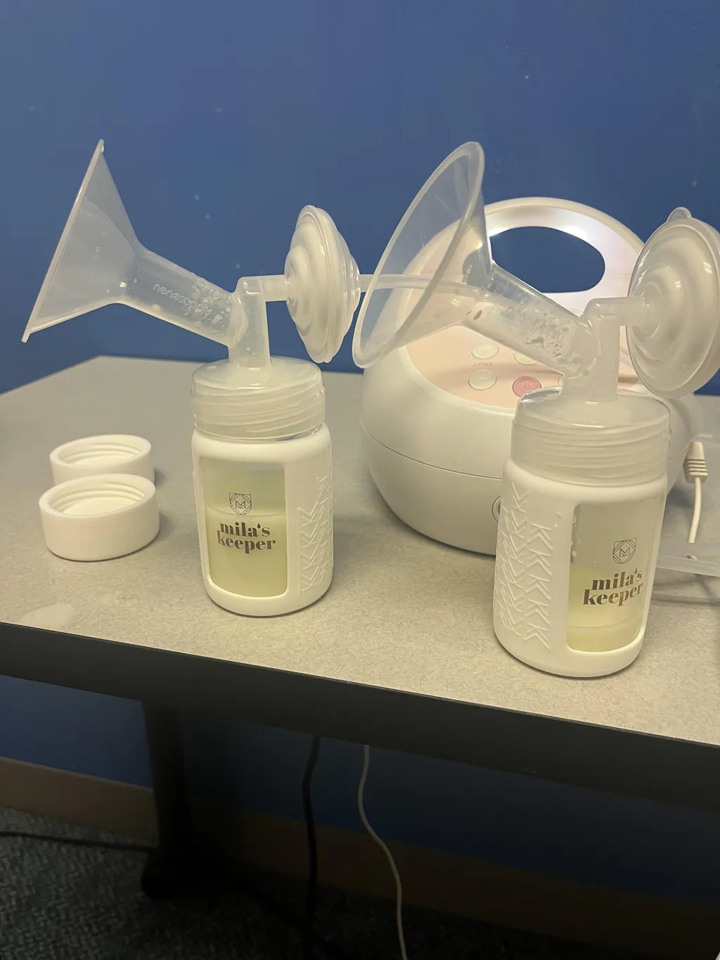 3-in-1 Breast Milk Cooler Starter Set | Aspen White | Mila's Keeper