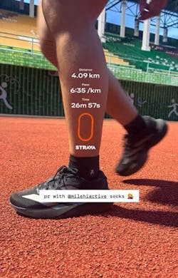 Performance Running Low Cut Socks Black