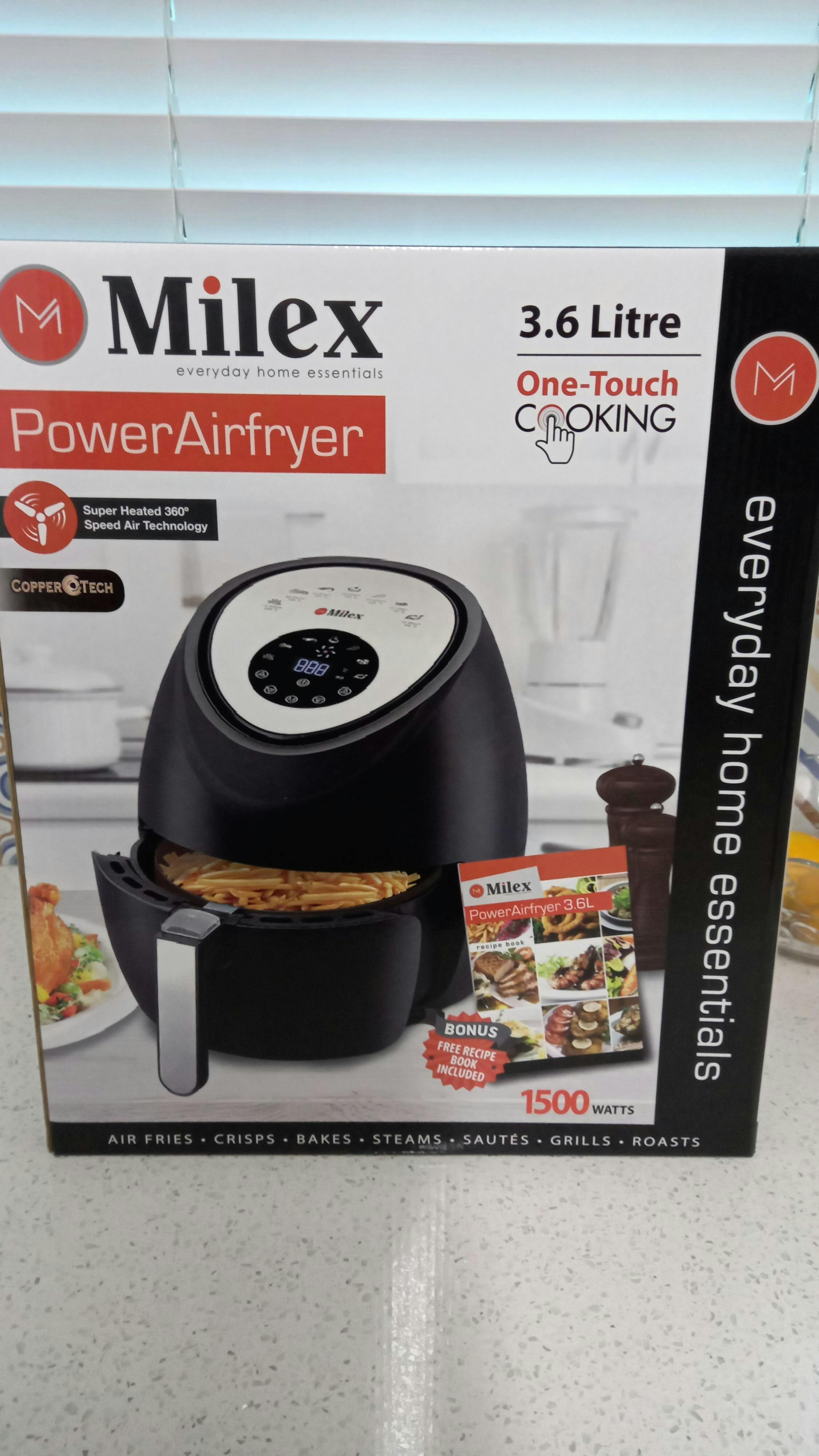 Milex™ 3.6L Power AirFryer Milex South Africa