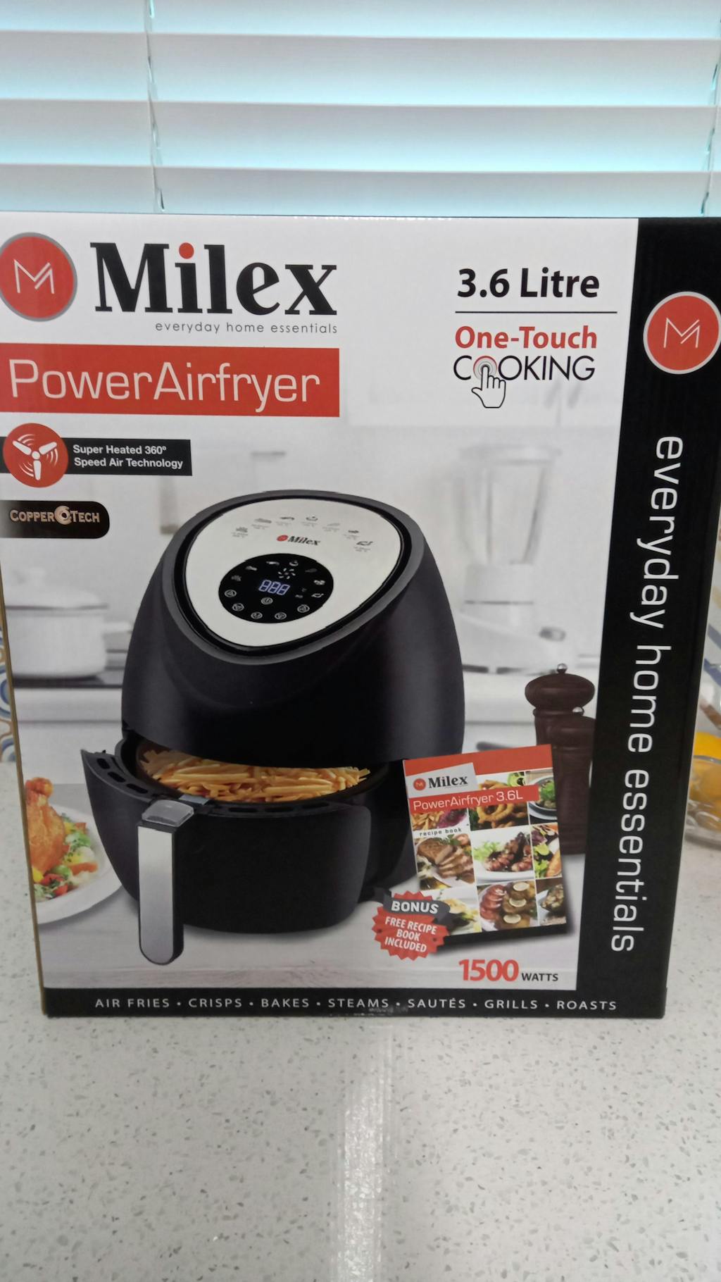 Milex™ 3.6L Power AirFryer Milex South Africa