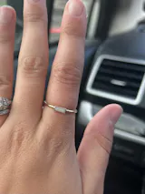 Tide Rectangle Ring