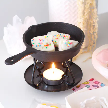 Transform Your Space with the Unique Frying Pan Wax Melt Burner
